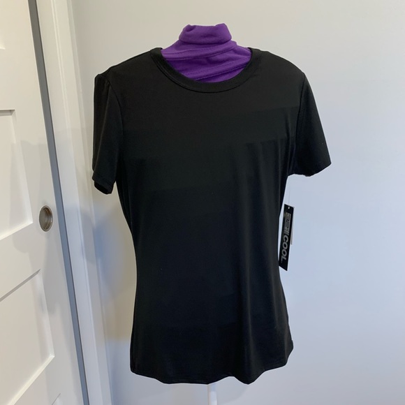ADD ON ☀️NWT Buttery Soft Black Round Neck Tee - Picture 1 of 2